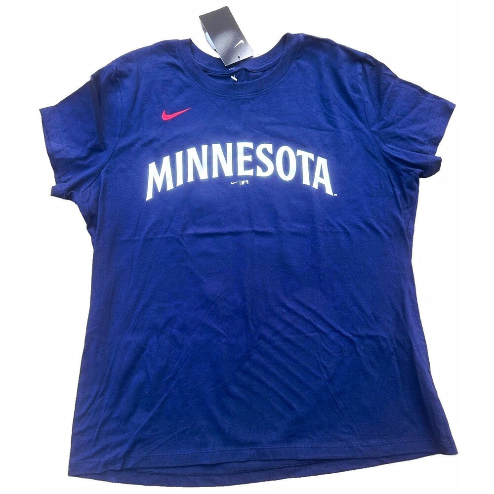 Nike Minnesota Twins Jose Miranda #64 MLB Player T Shirt Men’s XL NWT Navy